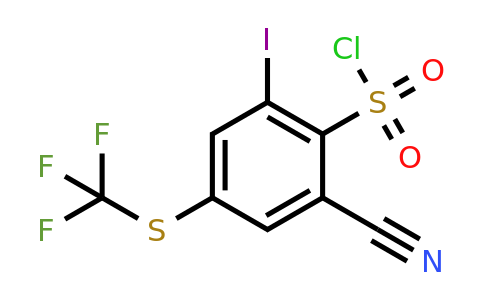 1806324-07-1 | 2-Cyano-6-iodo-4-(trifluoromethylthio)benzenesulfonylchloride
