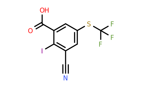 1806324-17-3 | 3-Cyano-2-iodo-5-(trifluoromethylthio)benzoic acid
