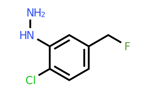 1806324-25-3 | 1-(2-Chloro-5-(fluoromethyl)phenyl)hydrazine