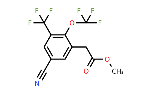 1806325-02-9 | Methyl 5-cyano-2-trifluoromethoxy-3-(trifluoromethyl)phenylacetate