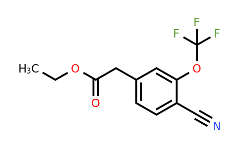 1806325-23-4 | Ethyl 4-cyano-3-(trifluoromethoxy)phenylacetate