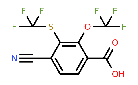 1806325-33-6 | 4-Cyano-2-trifluoromethoxy-3-(trifluoromethylthio)benzoic acid