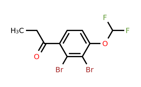 1806325-58-5 | 2',3'-Dibromo-4'-(difluoromethoxy)propiophenone