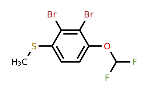 1806325-74-5 | 2,3-Dibromo-4-(difluoromethoxy)thioanisole