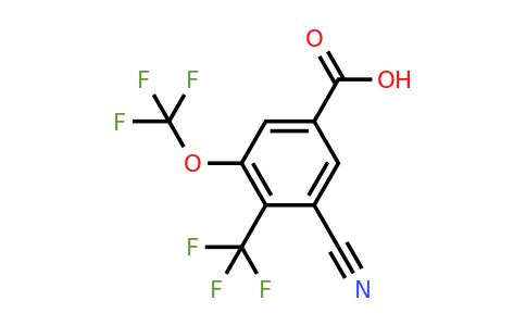 1806325-75-6 | 3-Cyano-5-trifluoromethoxy-4-(trifluoromethyl)benzoic acid