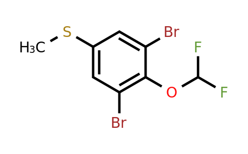 1806325-85-8 | 3,5-Dibromo-4-(difluoromethoxy)thioanisole