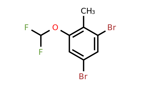 1806325-99-4 | 2,4-Dibromo-6-(difluoromethoxy)toluene