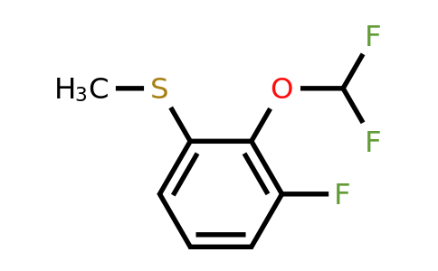 1806326-12-4 | 2-Difluoromethoxy-3-fluorothioanisole