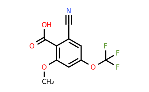 1806326-34-0 | 2-Cyano-6-methoxy-4-(trifluoromethoxy)benzoic acid