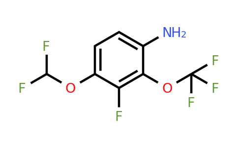 1806326-66-8 | 4-Difluoromethoxy-3-fluoro-2-(trifluoromethoxy)aniline