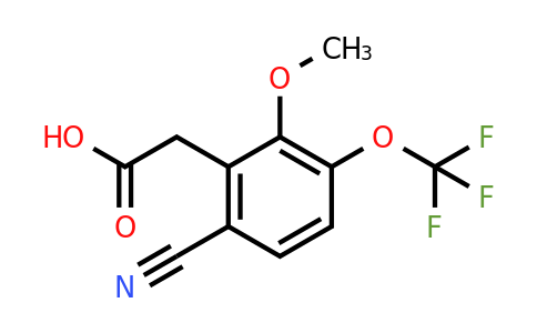 1806326-75-9 | 6-Cyano-2-methoxy-3-(trifluoromethoxy)phenylacetic acid