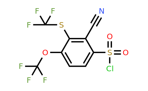 1806327-00-3 | 2-Cyano-4-trifluoromethoxy-3-(trifluoromethylthio)benzenesulfonylchloride