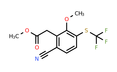 1806327-08-1 | Methyl 6-cyano-2-methoxy-3-(trifluoromethylthio)phenylacetate