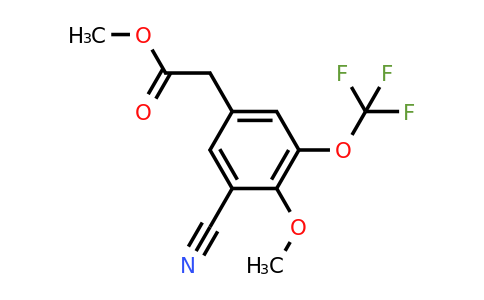 1806327-12-7 | Methyl 3-cyano-4-methoxy-5-(trifluoromethoxy)phenylacetate