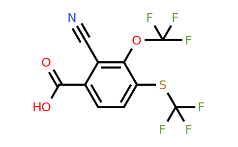 1806327-18-3 | 2-Cyano-3-trifluoromethoxy-4-(trifluoromethylthio)benzoic acid