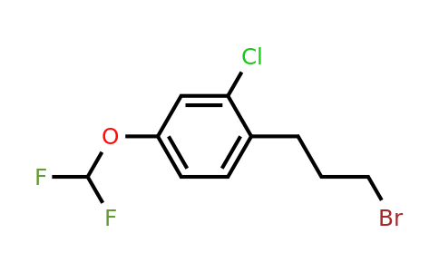 1806327-25-2 | 1-(3-Bromopropyl)-2-chloro-4-(difluoromethoxy)benzene