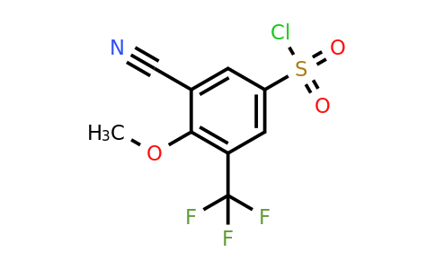 1806327-29-6 | 3-Cyano-4-methoxy-5-(trifluoromethyl)benzenesulfonylchloride