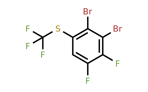 1806327-42-3 | 1,2-Dibromo-3,4-difluoro-6-(trifluoromethylthio)benzene