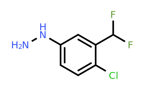 1806327-65-0 | 1-(4-Chloro-3-(difluoromethyl)phenyl)hydrazine