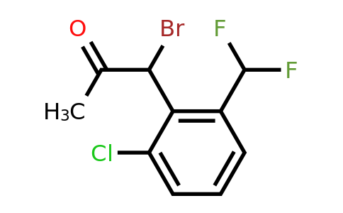 1806327-77-4 | 1-Bromo-1-(2-chloro-6-(difluoromethyl)phenyl)propan-2-one