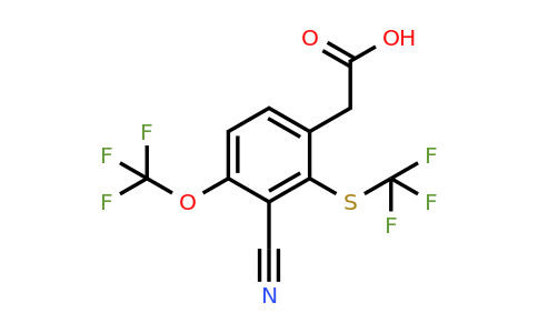 1806327-94-5 | 3-Cyano-4-trifluoromethoxy-2-(trifluoromethylthio)phenylacetic acid