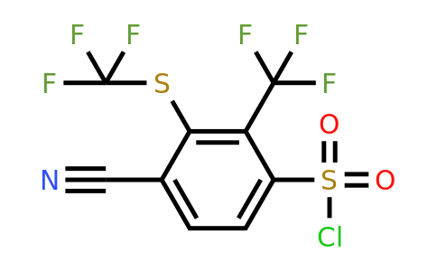 1806328-00-6 | 4-Cyano-2-trifluoromethyl-3-(trifluoromethylthio)benzenesulfonylchloride