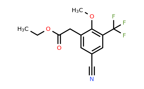 1806328-23-3 | Ethyl 5-cyano-2-methoxy-3-(trifluoromethyl)phenylacetate