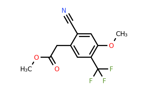 1806328-27-7 | Methyl 2-cyano-4-methoxy-5-(trifluoromethyl)phenylacetate