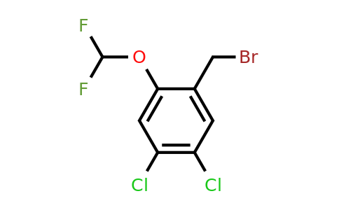 1806328-44-8 | 4,5-Dichloro-2-(difluoromethoxy)benzylbromide