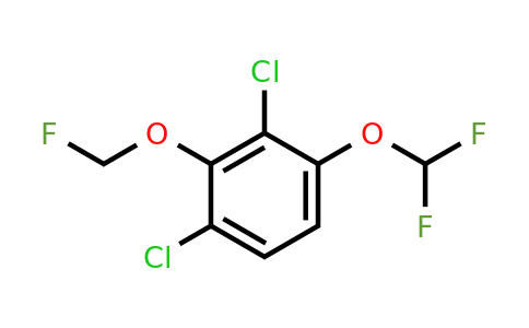 1806328-62-0 | 1,3-Dichloro-4-difluoromethoxy-2-(fluoromethoxy)benzene