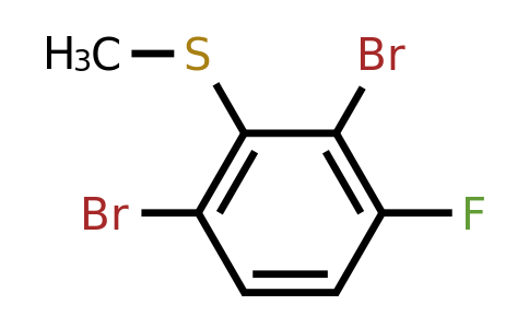1806328-76-6 | 2,6-Dibromo-3-fluorothioanisole