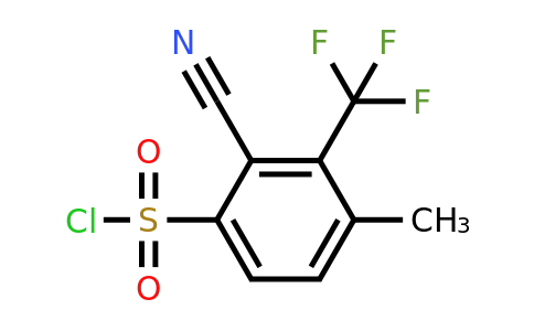 1806329-25-8 | 2-Cyano-4-methyl-3-(trifluoromethyl)benzenesulfonyl chloride
