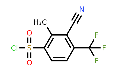 1806329-28-1 | 3-Cyano-2-methyl-4-(trifluoromethyl)benzenesulfonyl chloride