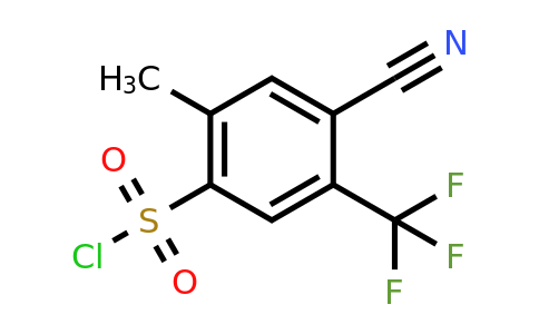 1806329-29-2 | 4-Cyano-2-methyl-5-(trifluoromethyl)benzenesulfonyl chloride