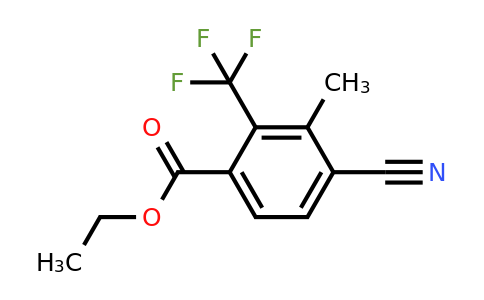 Ethyl 4-cyano-3-methyl-2-(trifluoromethyl)benzoate