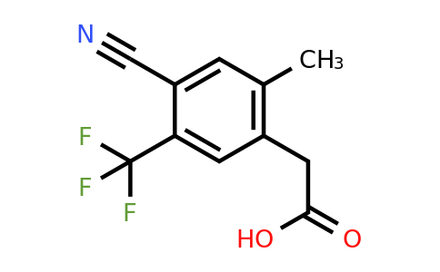 1806329-42-9 | 4-Cyano-2-methyl-5-(trifluoromethyl)phenylacetic acid
