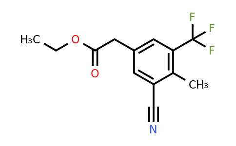 1806329-46-3 | Ethyl 3-cyano-4-methyl-5-(trifluoromethyl)phenylacetate