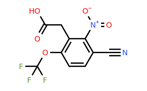 1806329-60-1 | 3-Cyano-2-nitro-6-(trifluoromethoxy)phenylacetic acid