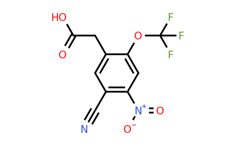1806329-62-3 | 5-Cyano-4-nitro-2-(trifluoromethoxy)phenylacetic acid