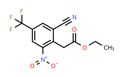 1806329-80-5 | Ethyl 2-cyano-6-nitro-4-(trifluoromethyl)phenylacetate