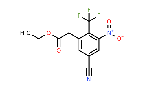 1806329-83-8 | Ethyl 5-cyano-3-nitro-2-(trifluoromethyl)phenylacetate