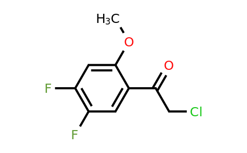 1806330-81-3 | 4',5'-Difluoro-2'-methoxyphenacyl chloride