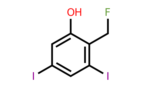 1806330-90-4 | 3,5-Diiodo-2-(fluoromethyl)phenol