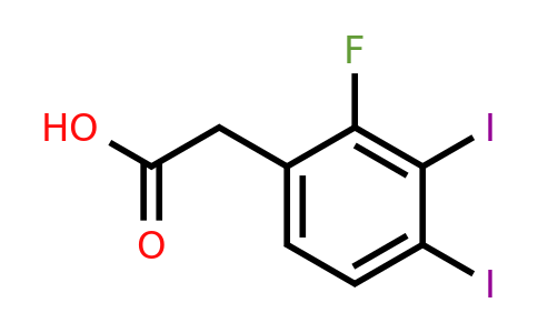 1806331-13-4 | 3,4-Diiodo-2-fluorophenylacetic acid