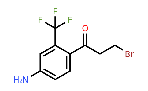 1806331-26-9 | 1-(4-Amino-2-(trifluoromethyl)phenyl)-3-bromopropan-1-one