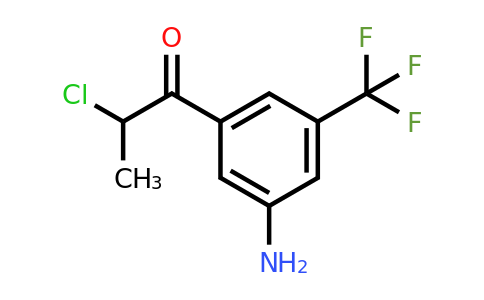 1806331-31-6 | 1-(3-Amino-5-(trifluoromethyl)phenyl)-2-chloropropan-1-one