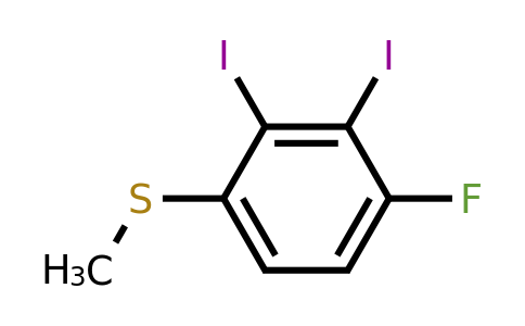 1806331-37-2 | 2,3-Diiodo-4-fluorothioanisole