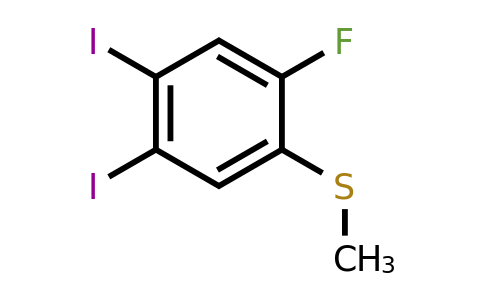 1806331-43-0 | 4,5-Diiodo-2-fluorothioanisole