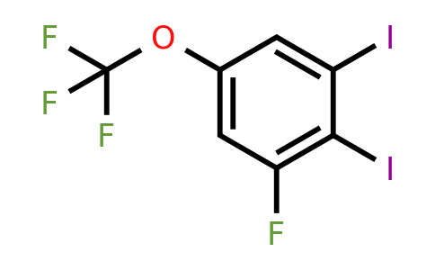 1806331-58-7 | 1,2-Diiodo-3-fluoro-5-(trifluoromethoxy)benzene
