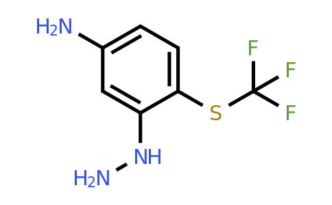 1806331-63-4 | 3-Hydrazinyl-4-(trifluoromethylthio)aniline